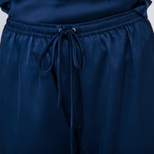 Load image into Gallery viewer, Dark Blue Satin Pyjama